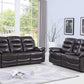 Two Piece Indoor Brown Faux Leather Five Person Seating Set By Homeroots