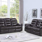 Two Piece Indoor Brown Faux Leather Five Person Seating Set By Homeroots | Sofa Set | Modishstore - 2