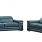 71" X 41" X 29" Modern Dark Gray Leather Sofa And Loveseat By Homeroots | Sofa Set | Modishstore - 5