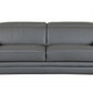 71" X 41" X 29" Modern Dark Gray Leather Sofa And Loveseat By Homeroots