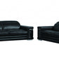 71" X 41" X 29" Modern Black Leather Sofa And Loveseat By Homeroots | Sofa Set | Modishstore - 4