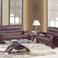 Modern Brown Leather Sofa And Loveseat By Homeroots - 343873 | Sofa Set | Modishstore