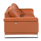 73'" X 39'"  X 32'" Modern Camel Leather Sofa And Loveseat By Homeroots