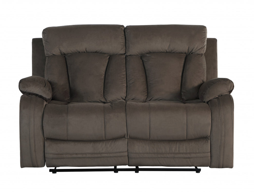 Modern Brown Leather Sofa And Loveseat By Homeroots - 343892 | Sofa Set | Modishstore - 3