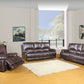 Modern Brown Sofa Set With Console Loveseat By Homeroots | Sofa Set | Modishstore
