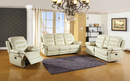 Modern Beige Sofa Set With Console Loveseat By Homeroots | Loveseats | Modishstore