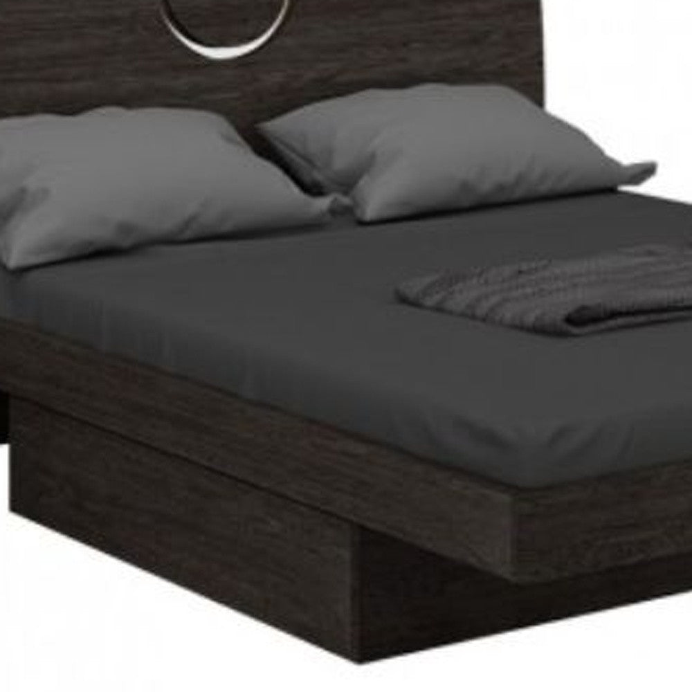 4Pc Eastern King Modern Gray High Gloss Bedroom Set By Homeroots | Bedroom Sets | Modishstore - 2