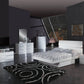 4Pc Queen Modern White High Gloss Bedroom Set By Homeroots - 343943