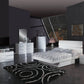 4Pc Queen Modern White High Gloss Bedroom Set By Homeroots - 343943 | Bedroom Sets | Modishstore