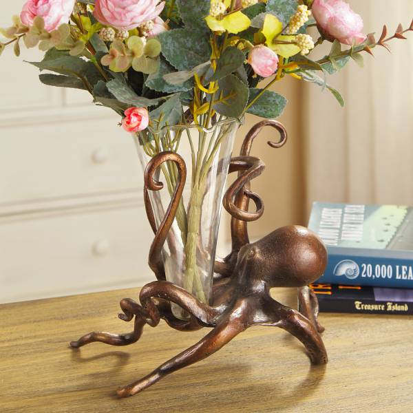 Octopus Budvase Holder By SPI Home | Vases | Modishstore