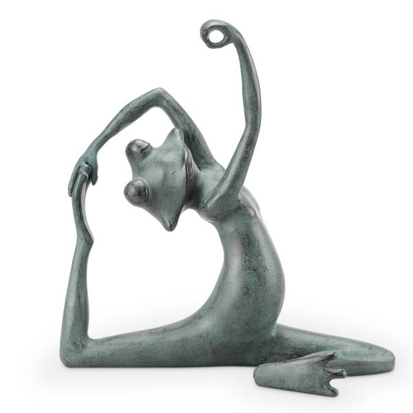 Limber Yoga Frog Garden Sculptures By SPI Home | Garden Sculptures & Statues | Modishstore-3
