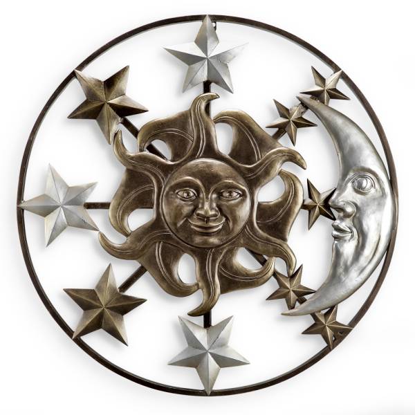 Sun Moon and Stars Wall Plaque By SPI Home | Wall Decor | Modishstore-3