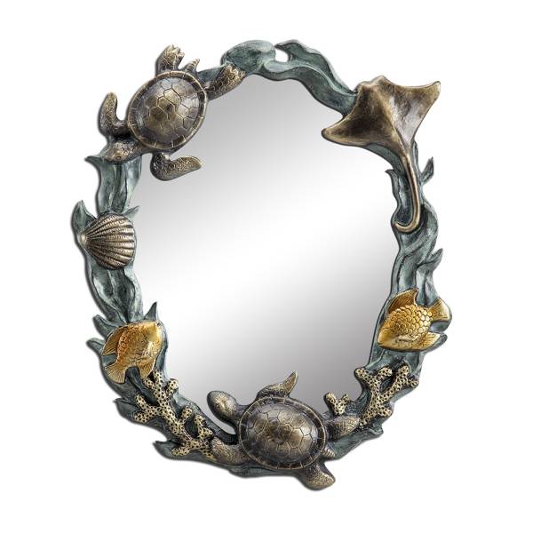 Turtles and Sealife Wall Mirror By SPI Home | Mirrors | Modishstore-2