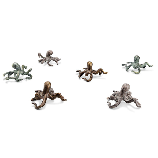 Octopus Minimals Set of 6 By SPI Home | Sculptures | Modishstore