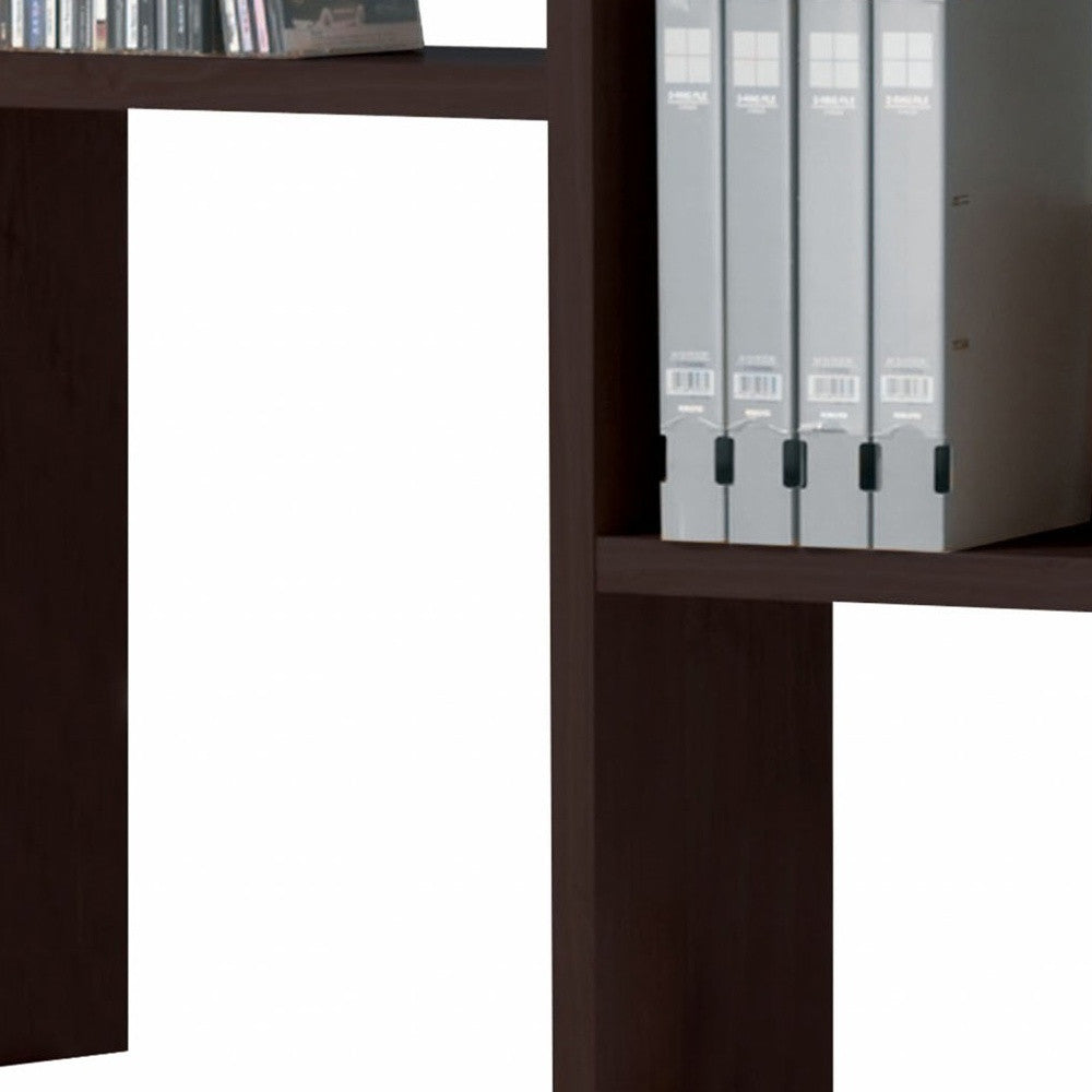 Espresso Wooden Computer Hutch By Homeroots | Desks | Modishstore - 2