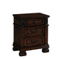 Dark Walnut Wood Nightstand By Homeroots - 347052 | Nightstands | Modishstore