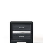 Black And Bling Nightstand By Homeroots | Nightstands | Modishstore - 2