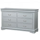 Platinum Wood Dresser By Homeroots - 347105 | Dressers | Modishstore