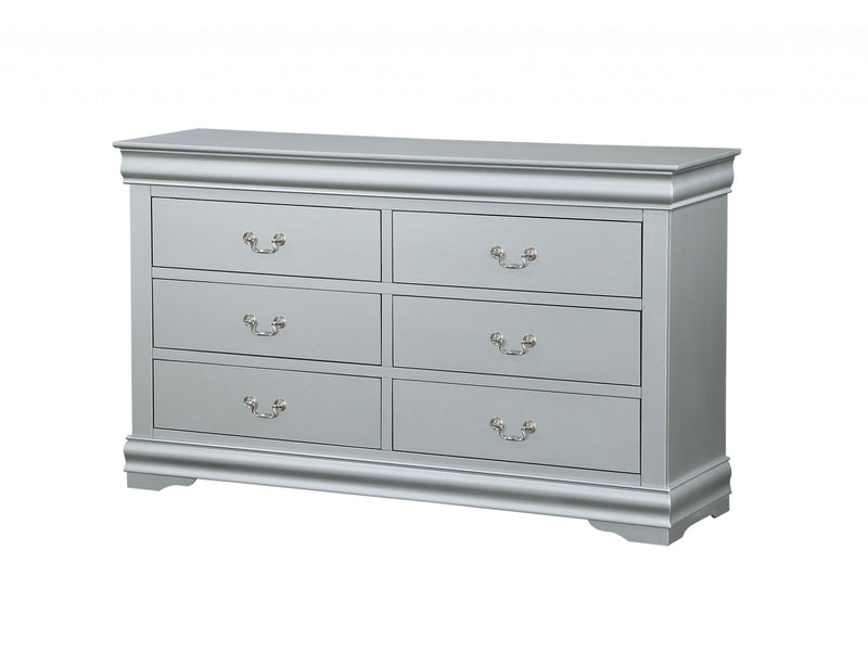 Platinum Wood Dresser By Homeroots - 347105 | Dressers | Modishstore