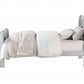 Platinum Wood Twin Bed By Homeroots - 347107 | Beds | Modishstore - 3