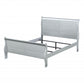 Platinum Wood Queen Bed By Homeroots - 347110 | Beds | Modishstore