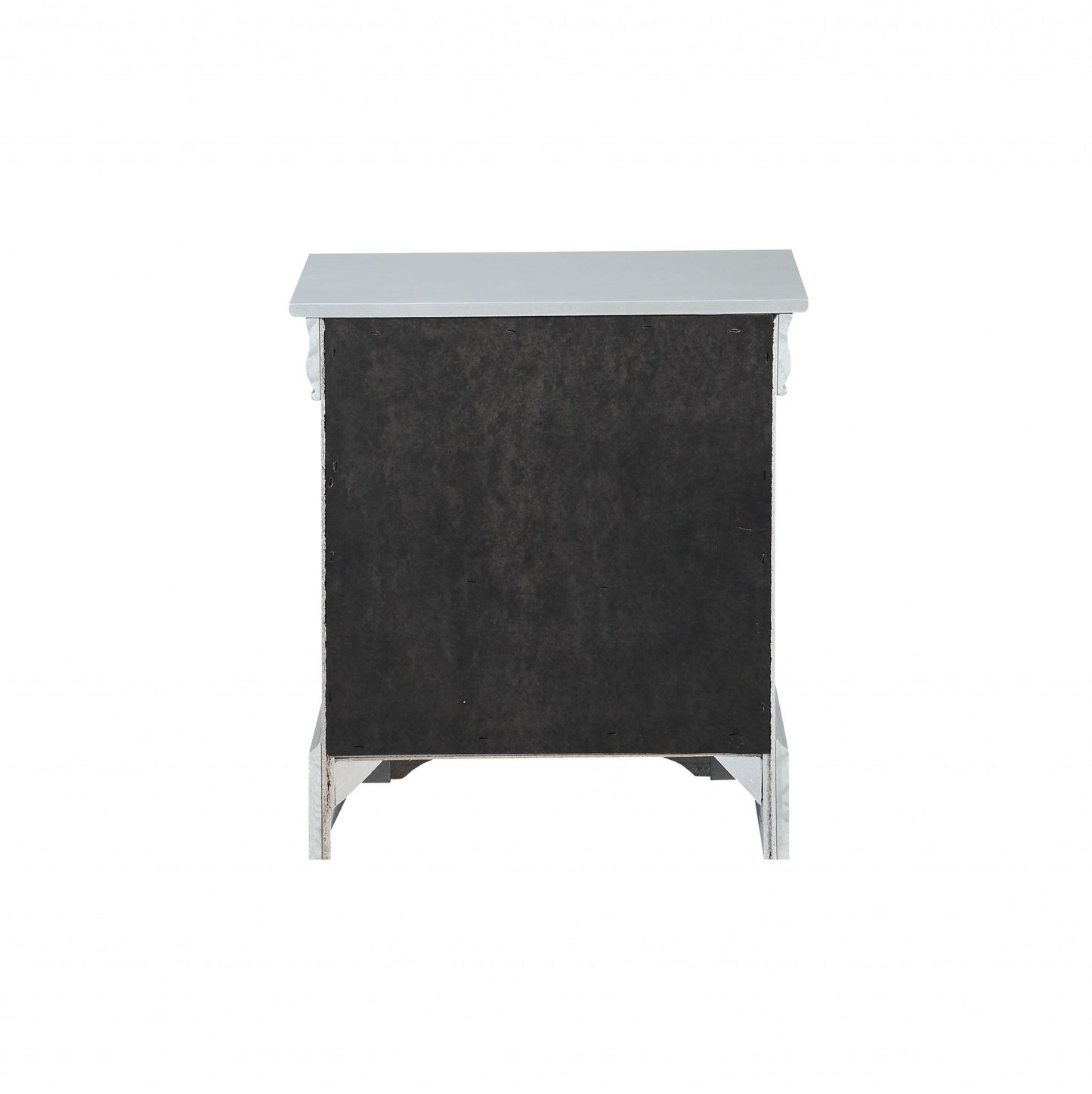 Platinum 2 Storage Drawer Nightstand By Homeroots | Nightstands | Modishstore - 3