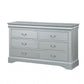 Platinum Wood Dresser By Homeroots - 347113 | Dressers | Modishstore