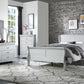 Platinum Wood Full Bed By Homeroots - 347116 | Beds | Modishstore