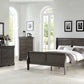 Dark Gray Wood Queen Bed By Homeroots | Beds | Modishstore