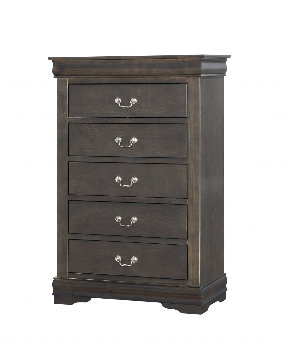 Dark Gray Wood Chest By Homeroots | Drawers | Modishstore