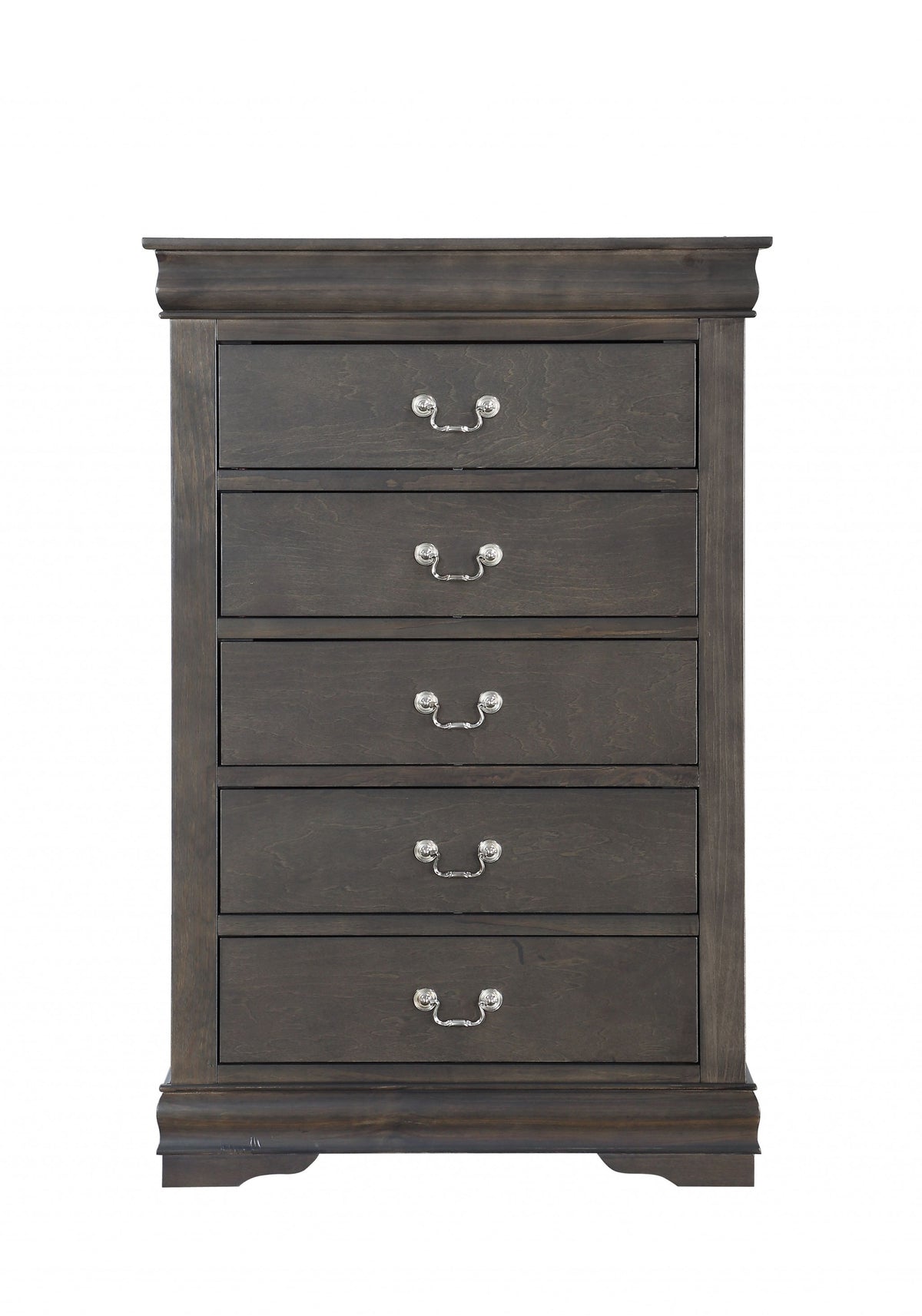 Dark Gray Wood Chest By Homeroots | Drawers | Modishstore - 2
