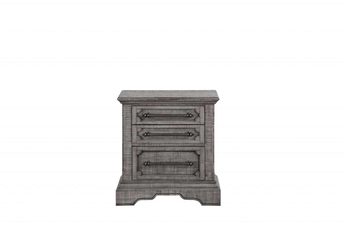 Salvaged Natural Wood Nightstand By Homeroots | Nightstands | Modishstore - 3