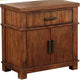 Cherry Oak Wood Nightstand By Homeroots - 347155 | Nightstands | Modishstore - 2