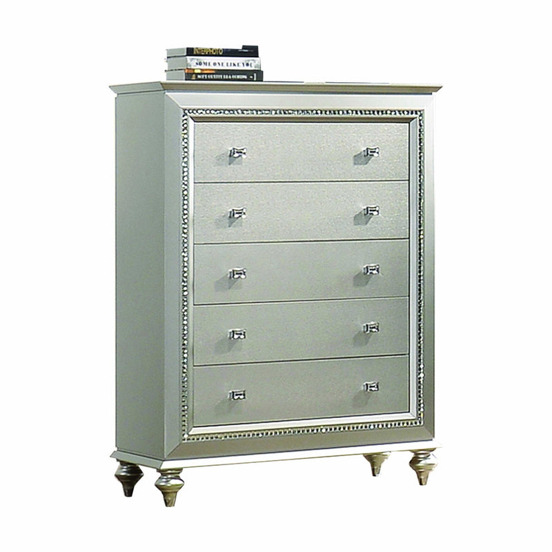 Champagne Wood Chest By Homeroots | Drawers | Modishstore