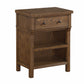 Reclaimed Oak Wood Nightstand By Homeroots | Nightstands | Modishstore - 2