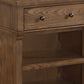 Reclaimed Oak Wood Nightstand By Homeroots | Nightstands | Modishstore - 5