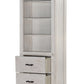 Weathered White Washed Gray Wood Bookcase By Homeroots - 347189 | Bookcases | Modishstore - 3