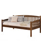 Antique Oak Wood Daybed By Homeroots | Sofas | Modishstore
