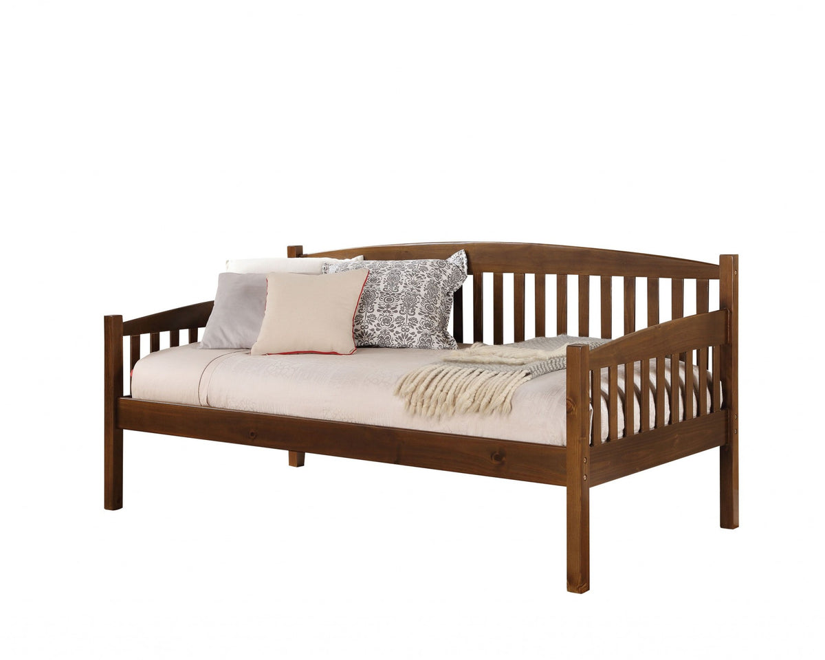 Antique Oak Wood Daybed By Homeroots | Sofas | Modishstore