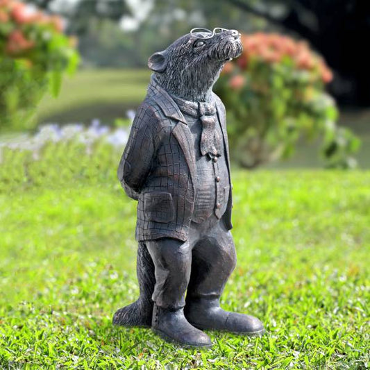 Gentleman Mole Garden Sculpture By SPI Home | Garden Sculptures & Statues | Modishstore