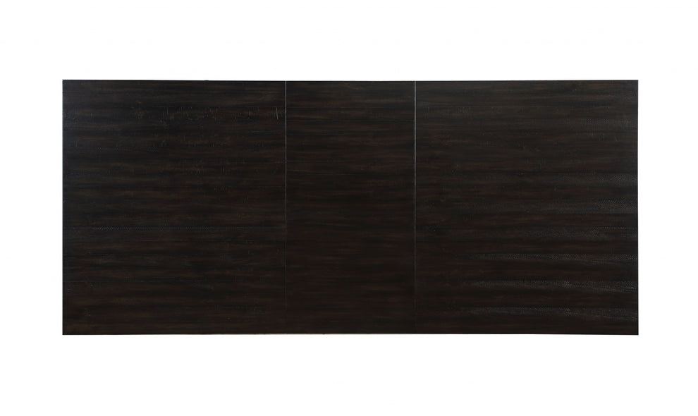 Rustic Walnut Wood Dining Table By Homeroots | Dining Tables | Modishstore - 3
