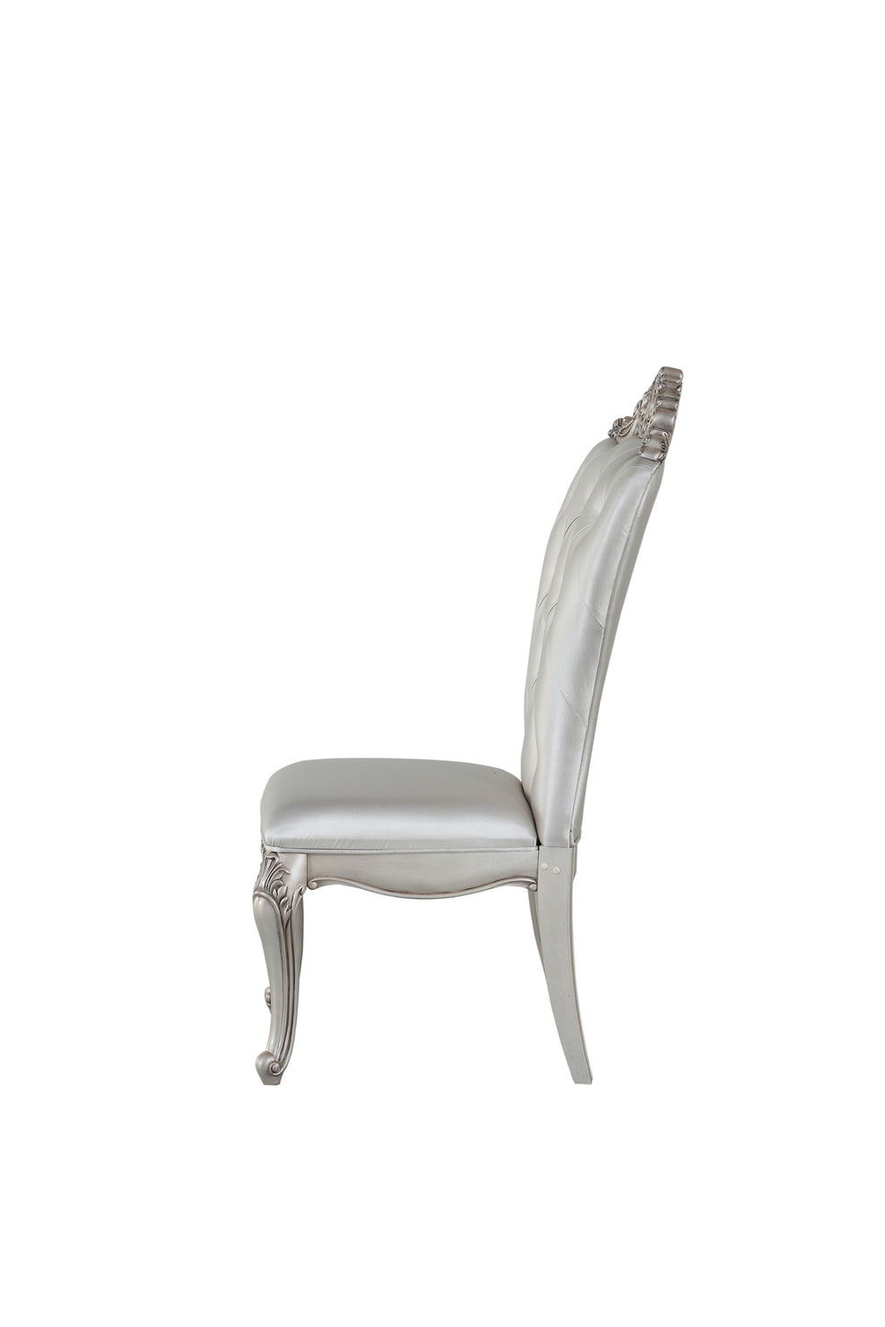 Set Of 2 Antique White And Cream Voguish Dining Chair By Homeroots | Dining Chairs | Modishstore - 3