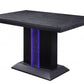 Black Wood LED Counter Height Table By Homeroots | Console Tables | Modishstore