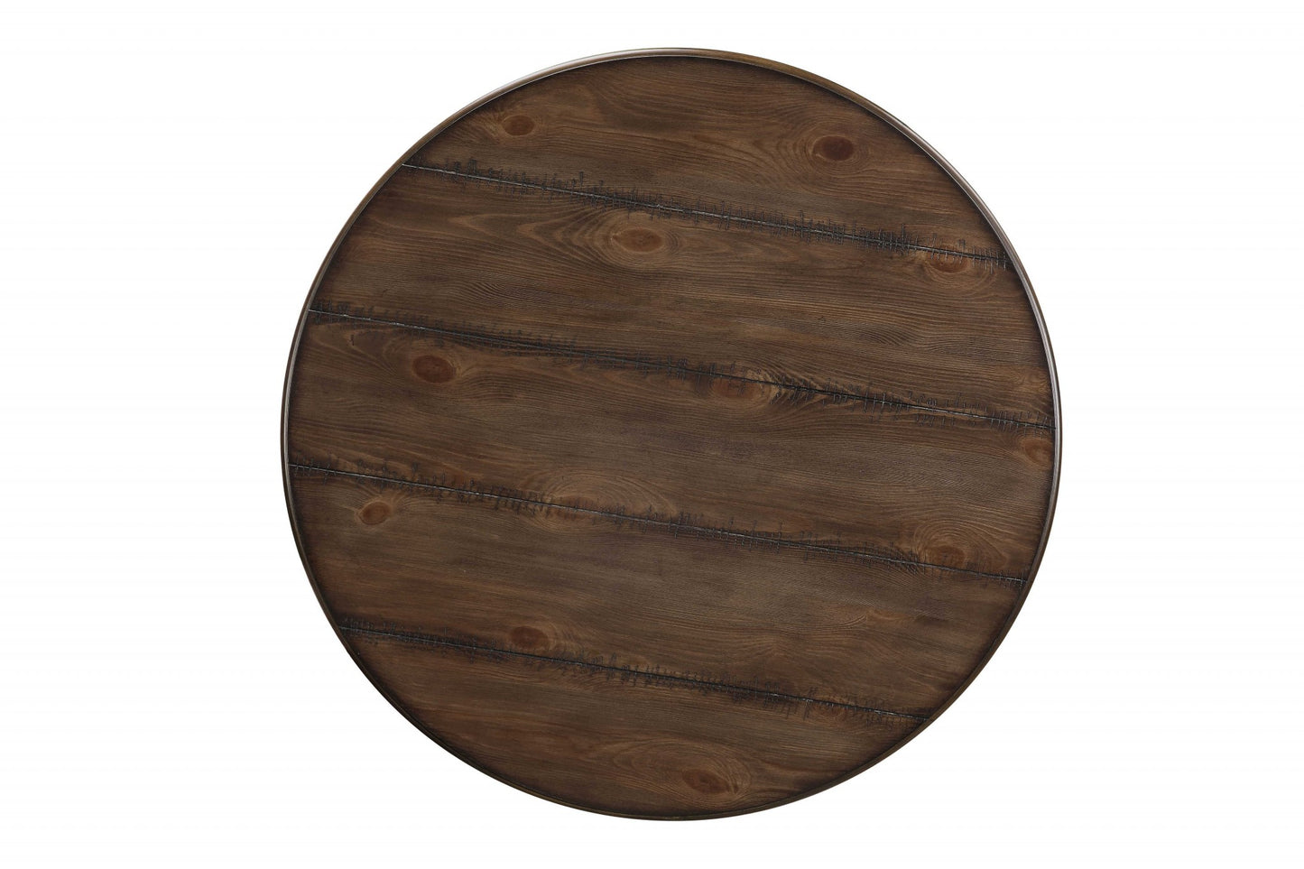 Walnut Sandy Black Metal Wood 3Pc Pk Bar Set By Homeroots | Bar Stools & Table | Modishstore - 3