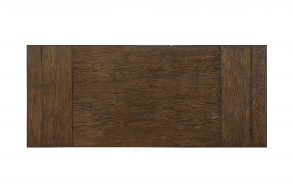 Dark Oak Wood Dining Table By Homeroots | Dining Tables | Modishstore - 3