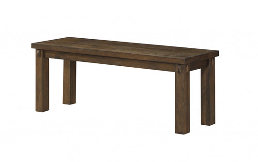 Dark Oak Wood Bench By Homeroots | Benches | Modishstore