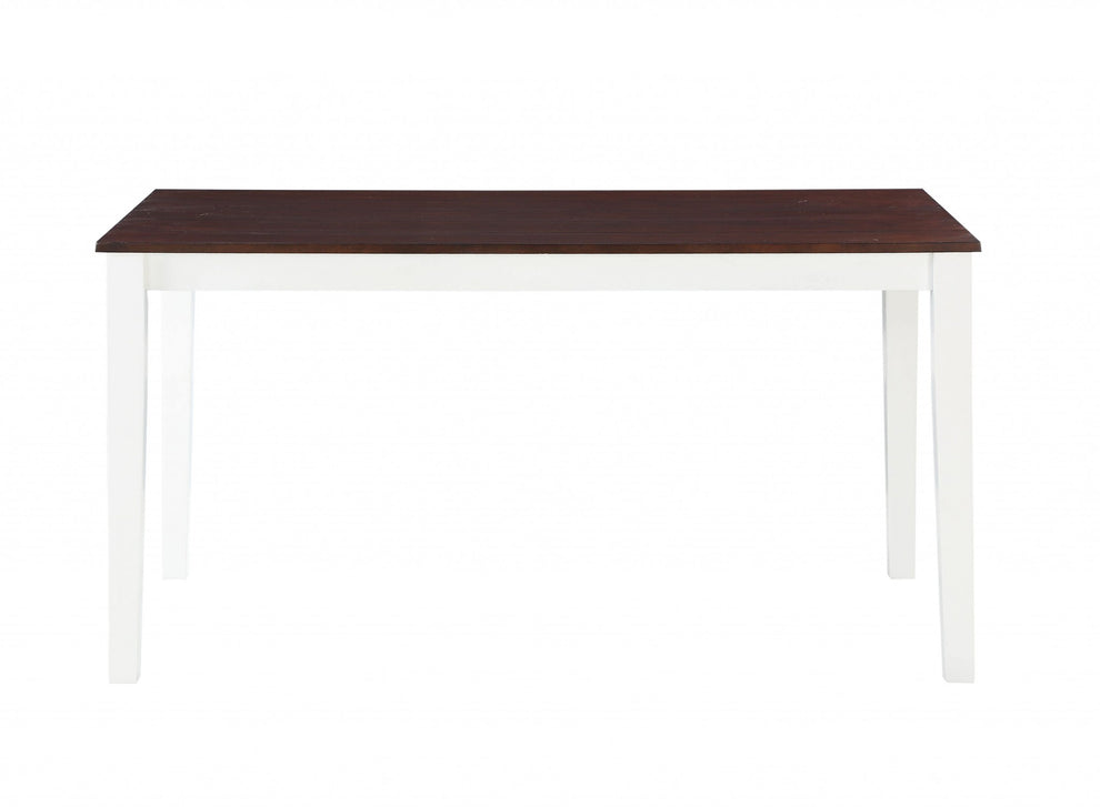 White Walnut Wood 7Pc Pk Dining Set By Homeroots | Dining Sets | Modishstore - 3