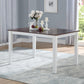 White Walnut Wood 5Pc Pk Dining Set By Homeroots | Dining Sets | Modishstore - 2