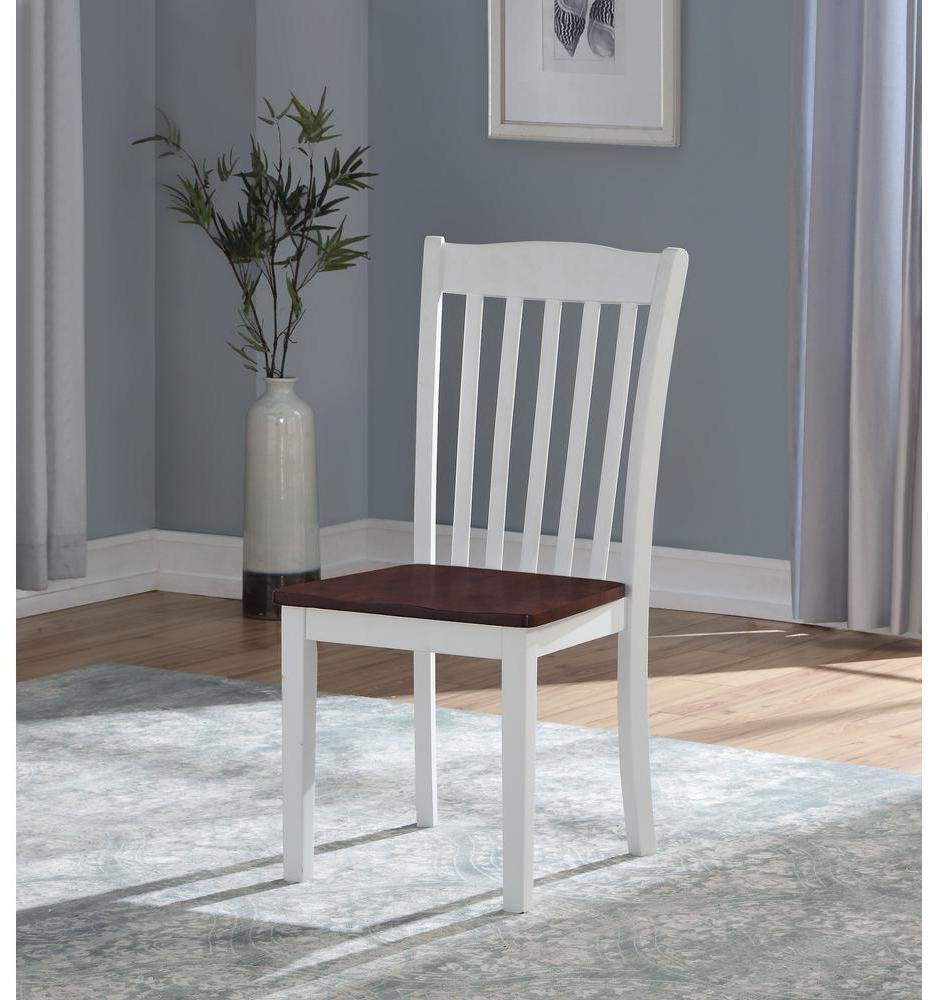 White Walnut Wood 5Pc Pk Dining Set By Homeroots | Dining Sets | Modishstore - 3