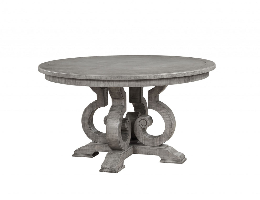 Salvaged Natural Wood Polyresin Dining Table By Homeroots - 347369 | Dining Tables | Modishstore - 2